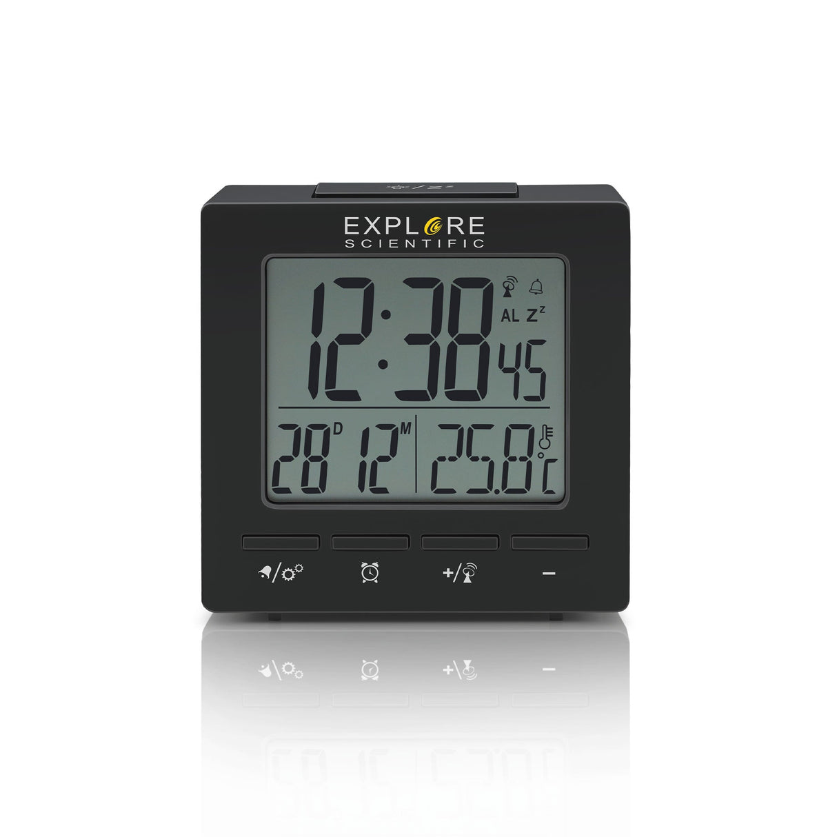 Explore Scientific Compact Radio Controlled Alarm Clock from Explore Scientific