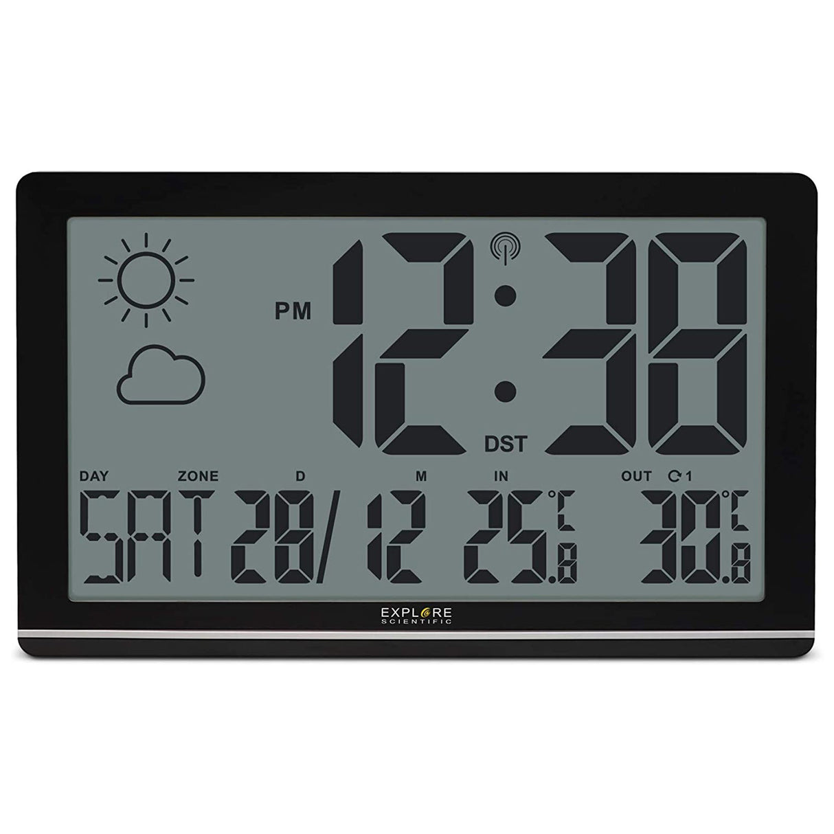 Explore Scientific Radio controlled wall clock from Explore Scientific