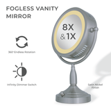 Lighted Makeup Mirror with Magnification from Zadro