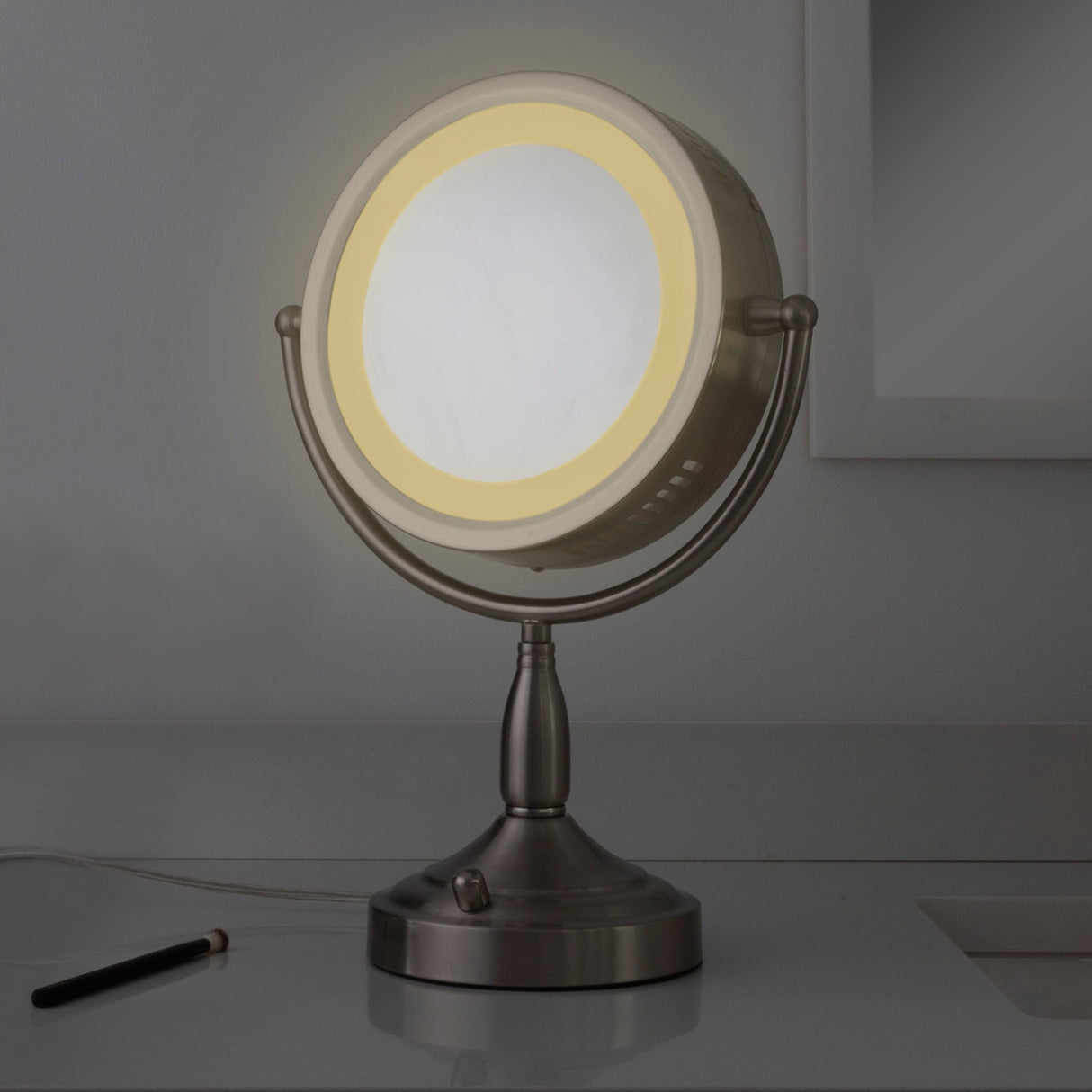 Lighted Makeup Mirror with Magnification from Zadro