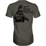 George Washington: Heard You B*tches Needed Another Revolution Men's T-Shirt From Combat Iron Apparel