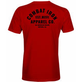 Arched Combat Iron Men's T-Shirt From Combat Iron Apparel