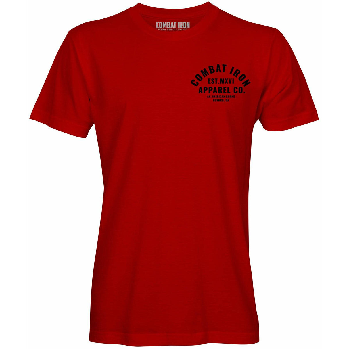 Arched Combat Iron Men's T-Shirt From Combat Iron Apparel