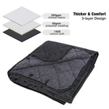 Waterproof Stadium Blanket with Sherpa Lining