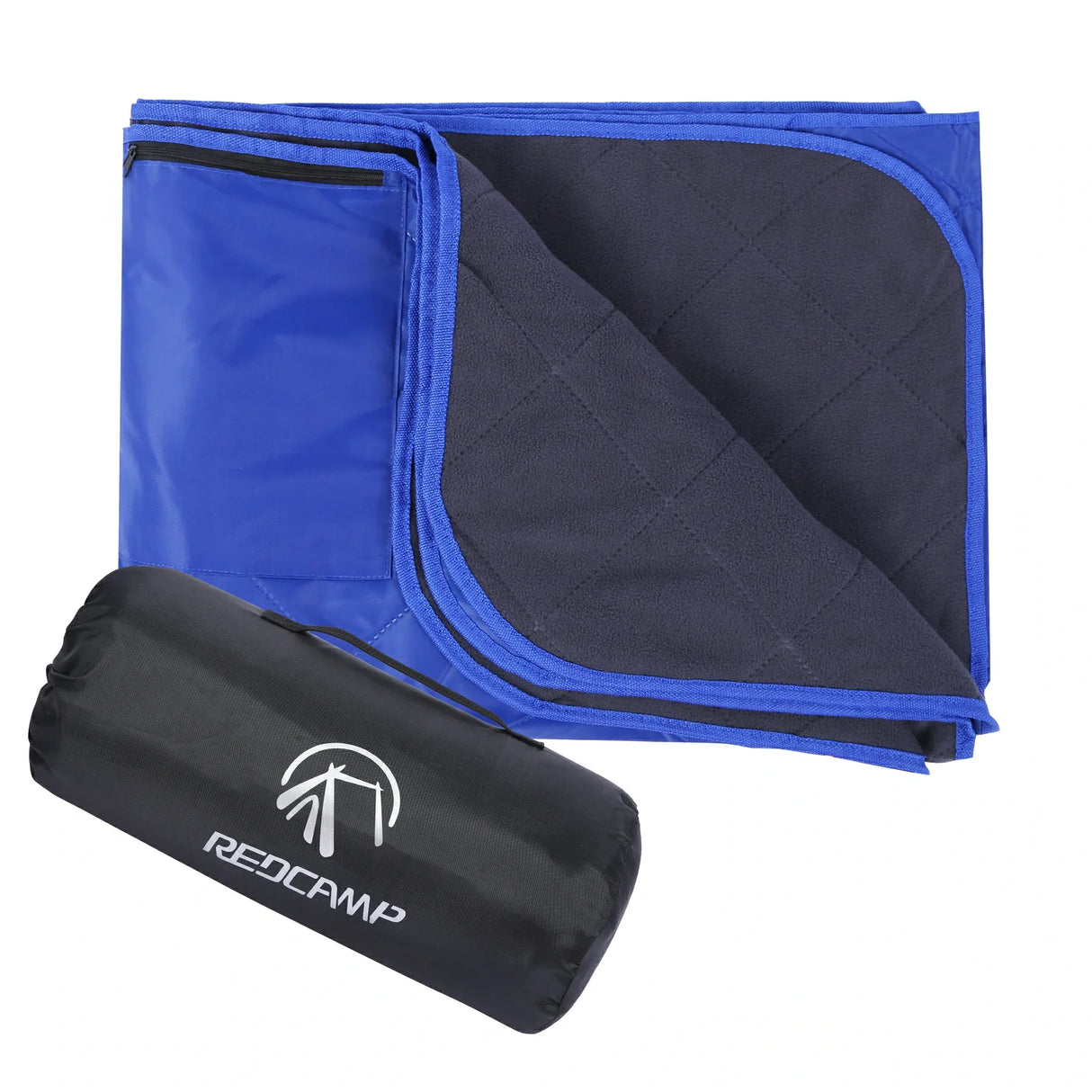 Outdoor Waterproof Blanket with Warm Fleece From Redcamp