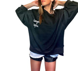 'RED, WHITE & BLUE LOVE' PAINTED SWEATSHIRT from Wren + Glory