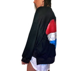 'RED, WHITE & BLUE LOVE' PAINTED SWEATSHIRT from Wren + Glory