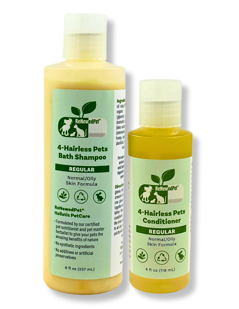 4-HAIRLESS PETS PETS REGULAR SHAMPOO & CONDITIONER from ReNewedPet