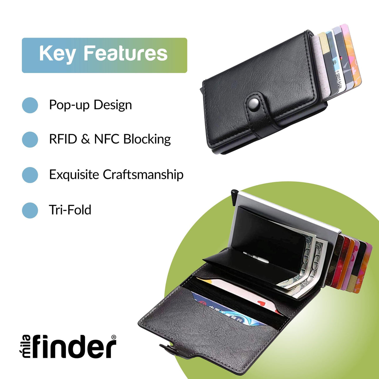 Pop-Up Wallet Display - Pack of 12 from Mila Lifestyle Accessories