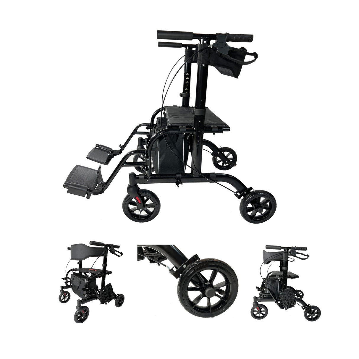 2 IN 1 Rolling Rollator Walker from Pursonic