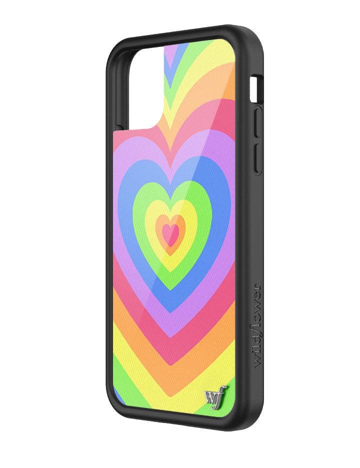 Rainbow Latte Love iPhone Case from Wildflower Cases