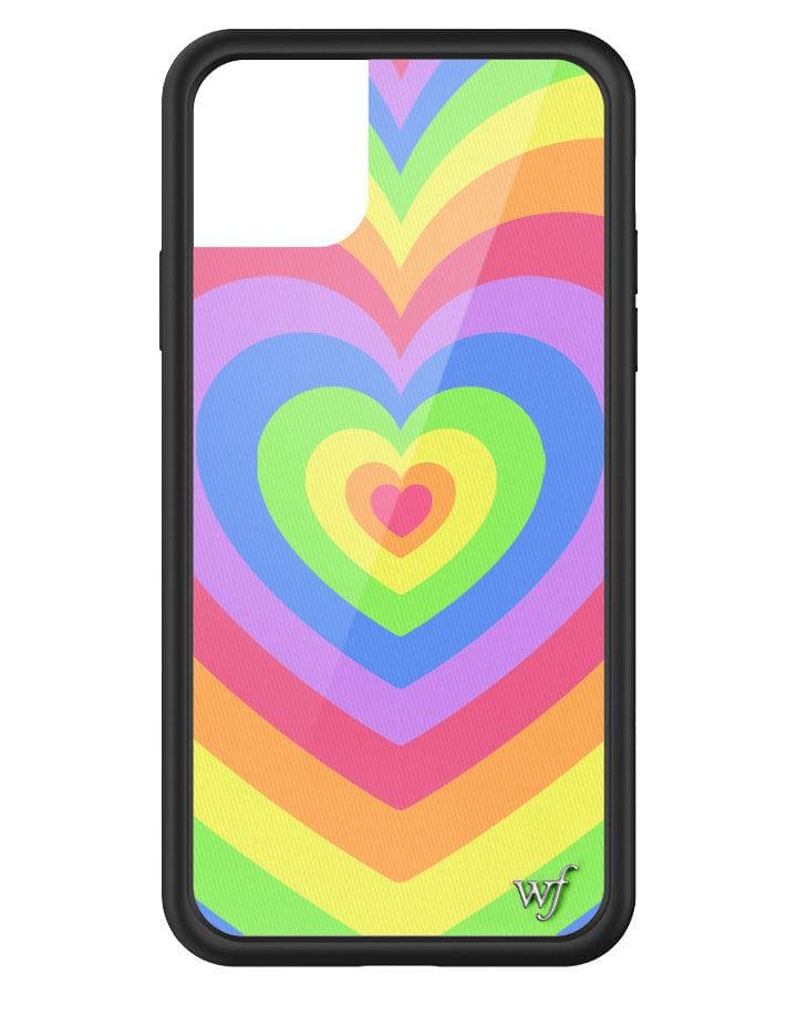 Rainbow Latte Love iPhone Case from Wildflower Cases