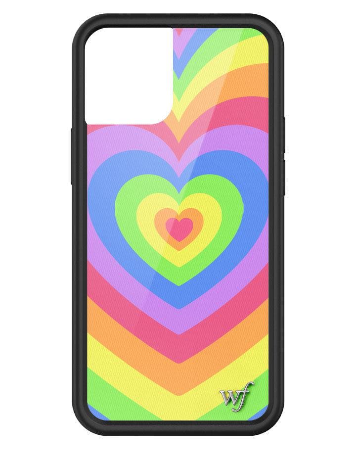 Rainbow Latte Love iPhone Case from Wildflower Cases