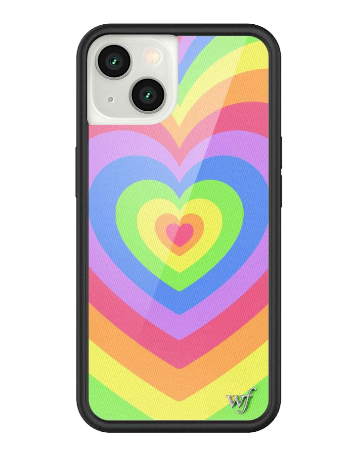 Rainbow Latte Love iPhone Case from Wildflower Cases