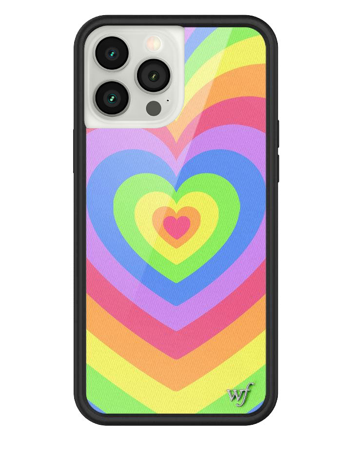 Rainbow Latte Love iPhone Case from Wildflower Cases