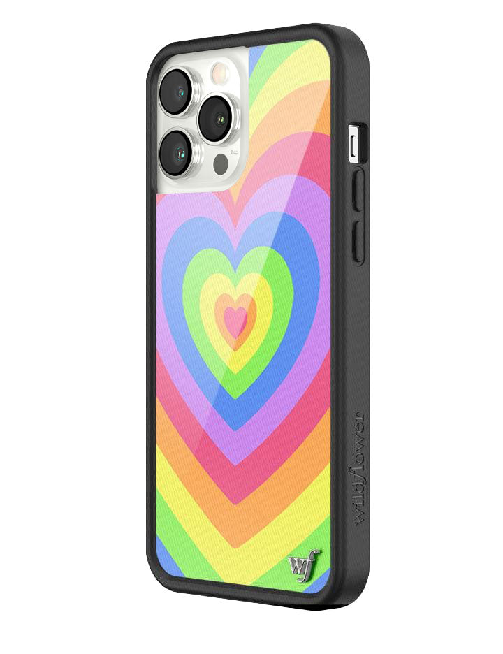 Rainbow Latte Love iPhone Case from Wildflower Cases