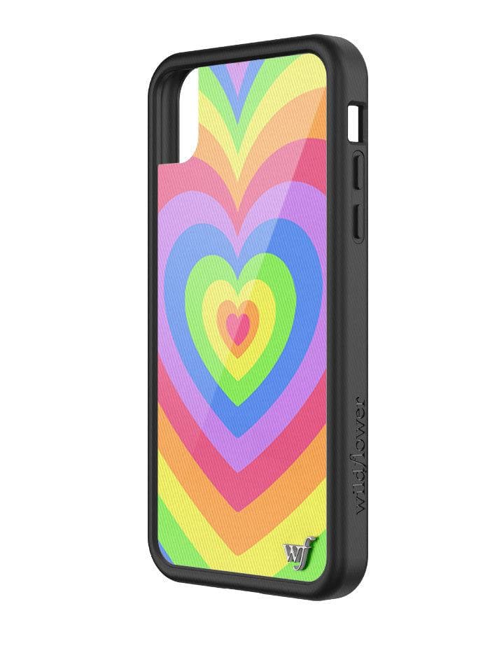 Rainbow Latte Love iPhone Case from Wildflower Cases