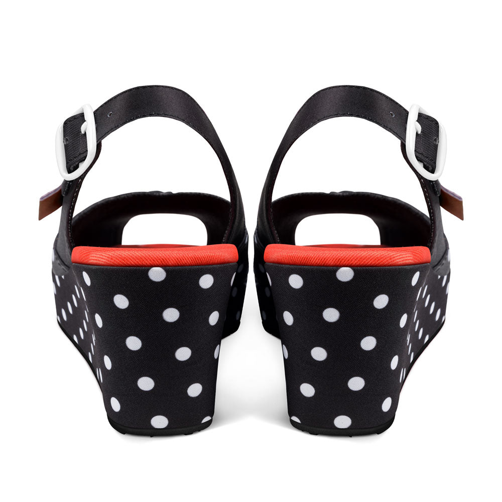 Chocolaticas® Rockabilly Women's Mary Jane Sandal From Hot Chocolate Design