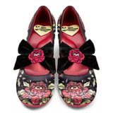Chocolaticas® Mid Heels Rose Of Life Women's Mary Jane Pump From Hot Chocolate Design