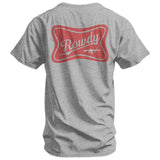 Rowdy Beer Logo Men's T-Shirt from Combat Iron Apparel