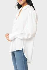 Button Front Shirt Blouse from Gibsonlook