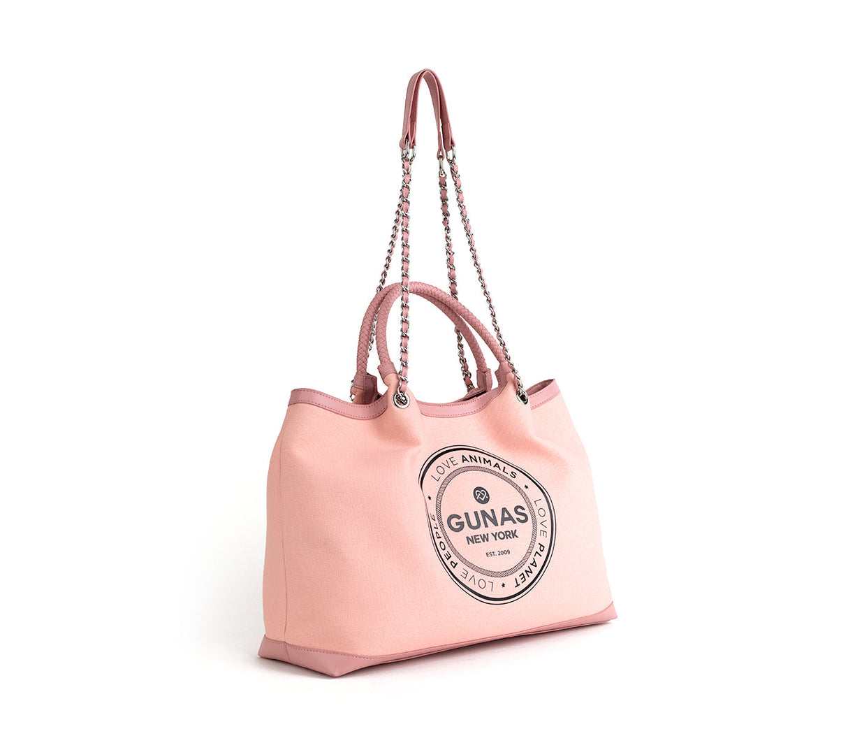 RUTH - Light Pink Vegan Canvas Tote from Gunas New York