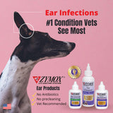 Zymox Ear Solution with 0.5% Hydrocortisone for Dogs & Cats (1.25 oz) from HardyPaw