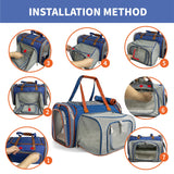 Mr. Peanut's Gold Series Mini Size Airline Compliant Expandable Pet Carrier from Mr. Peanut's Pet Carriers