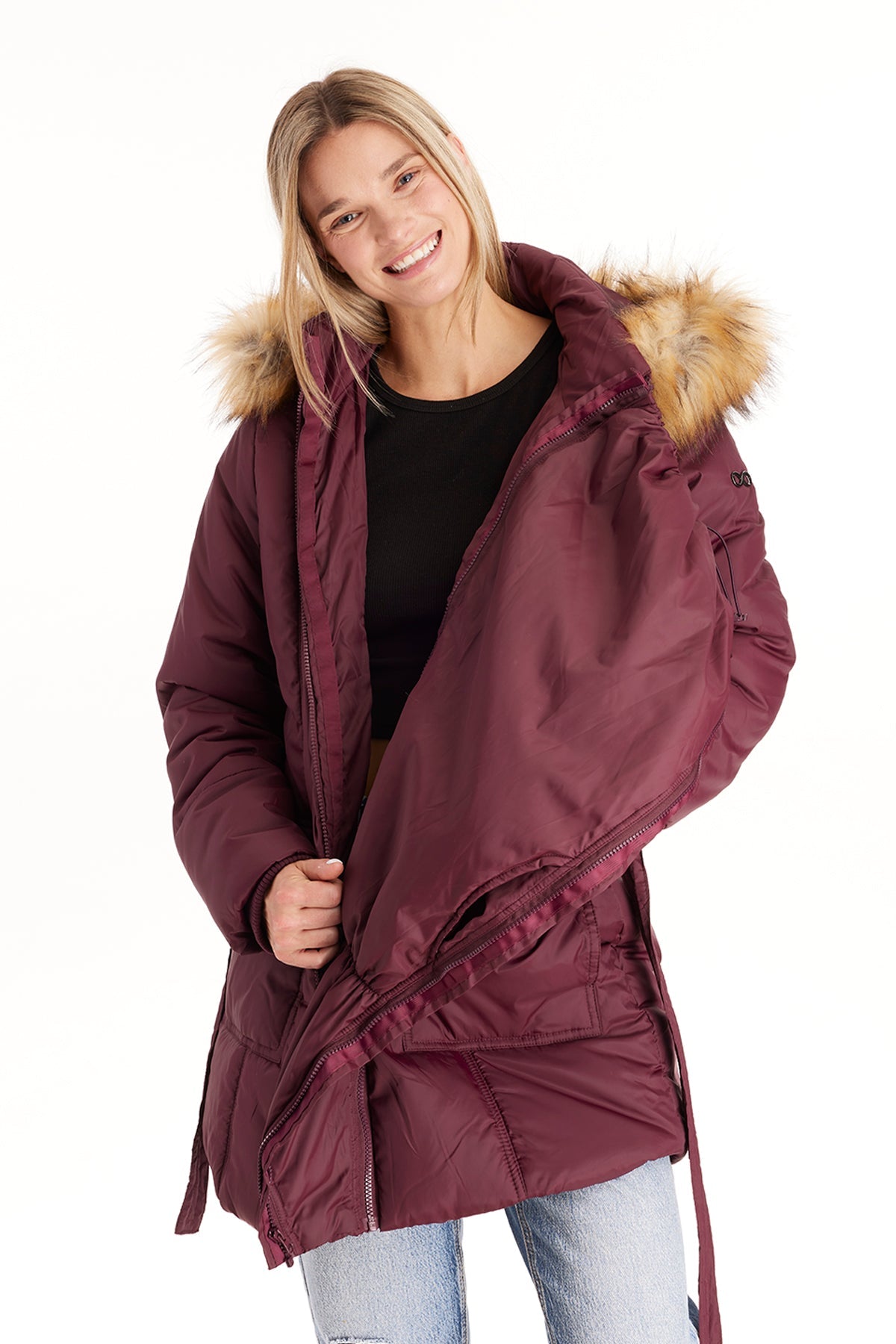 Rachel - 3in1 Maternity Coat From Moderneternity