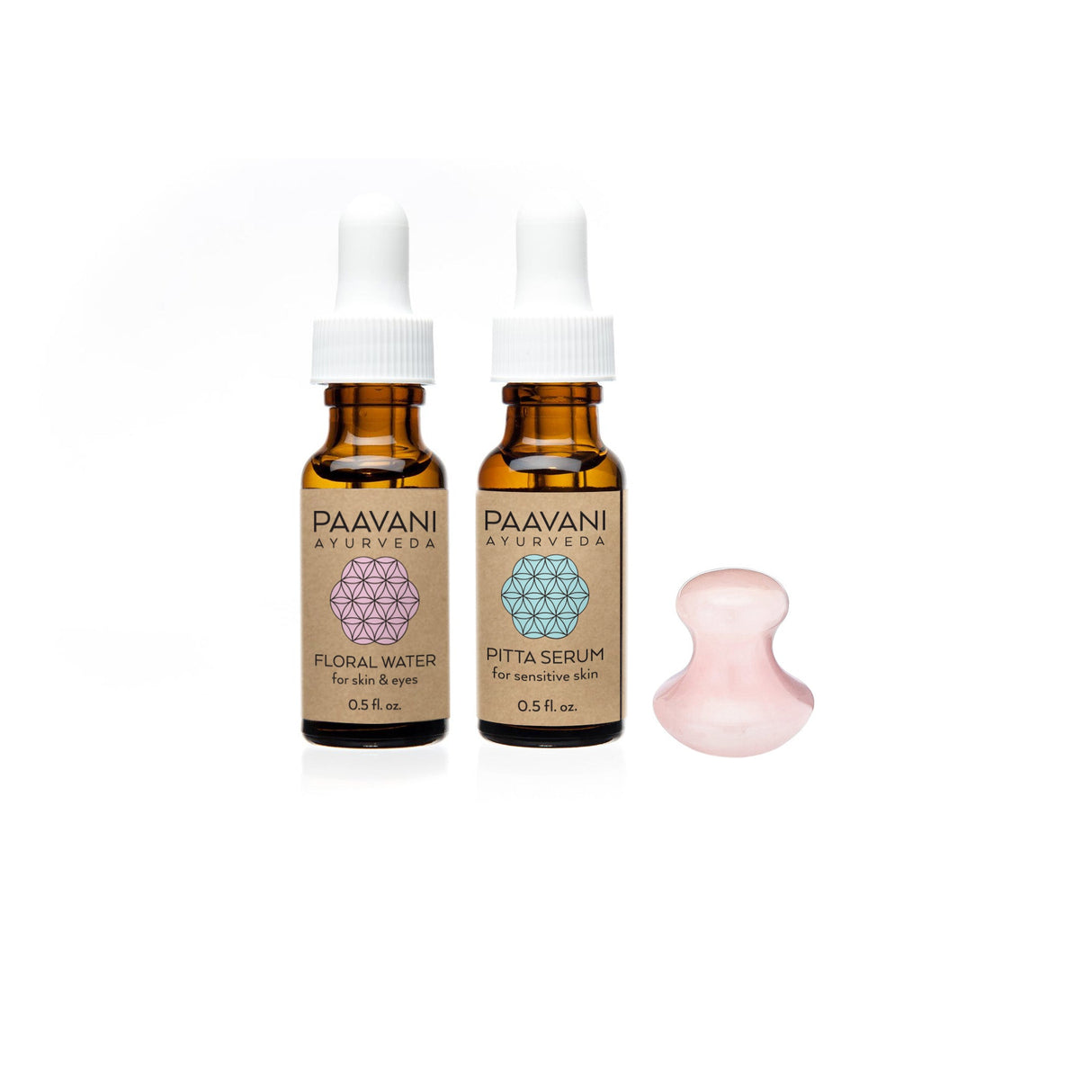 The Radiant Skin Ritual - Rose Quartz Facial Tool from Paavani Ayurveda