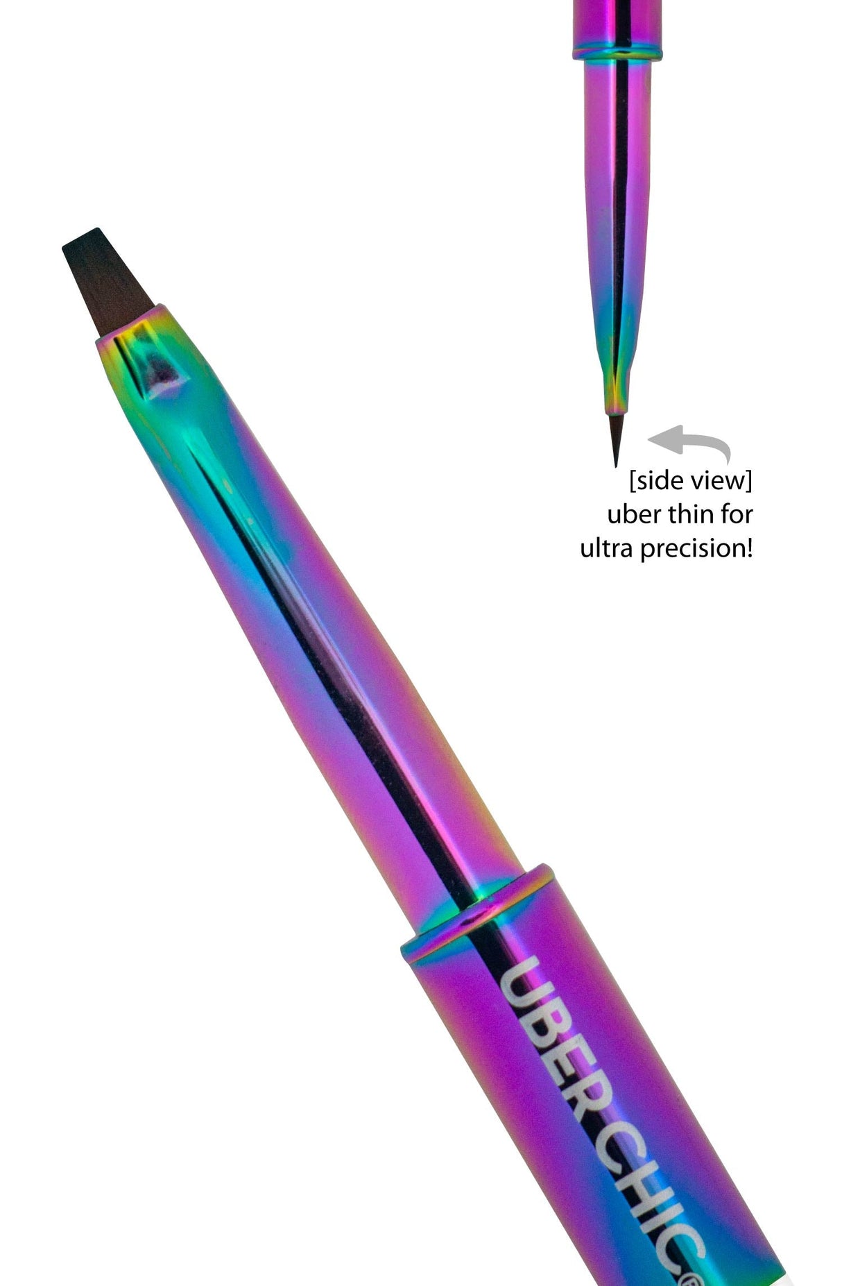 Small Clean Up Brush - Rainbow From UberChic Beauty
