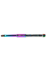 Rainbow Oval Gel Clean Up Brush From UberChic Beauty
