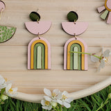 Rainbow Arch Earrings from LE CHIC MIAMI