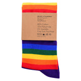 Rainbow Striped Socks from No Cold Feet