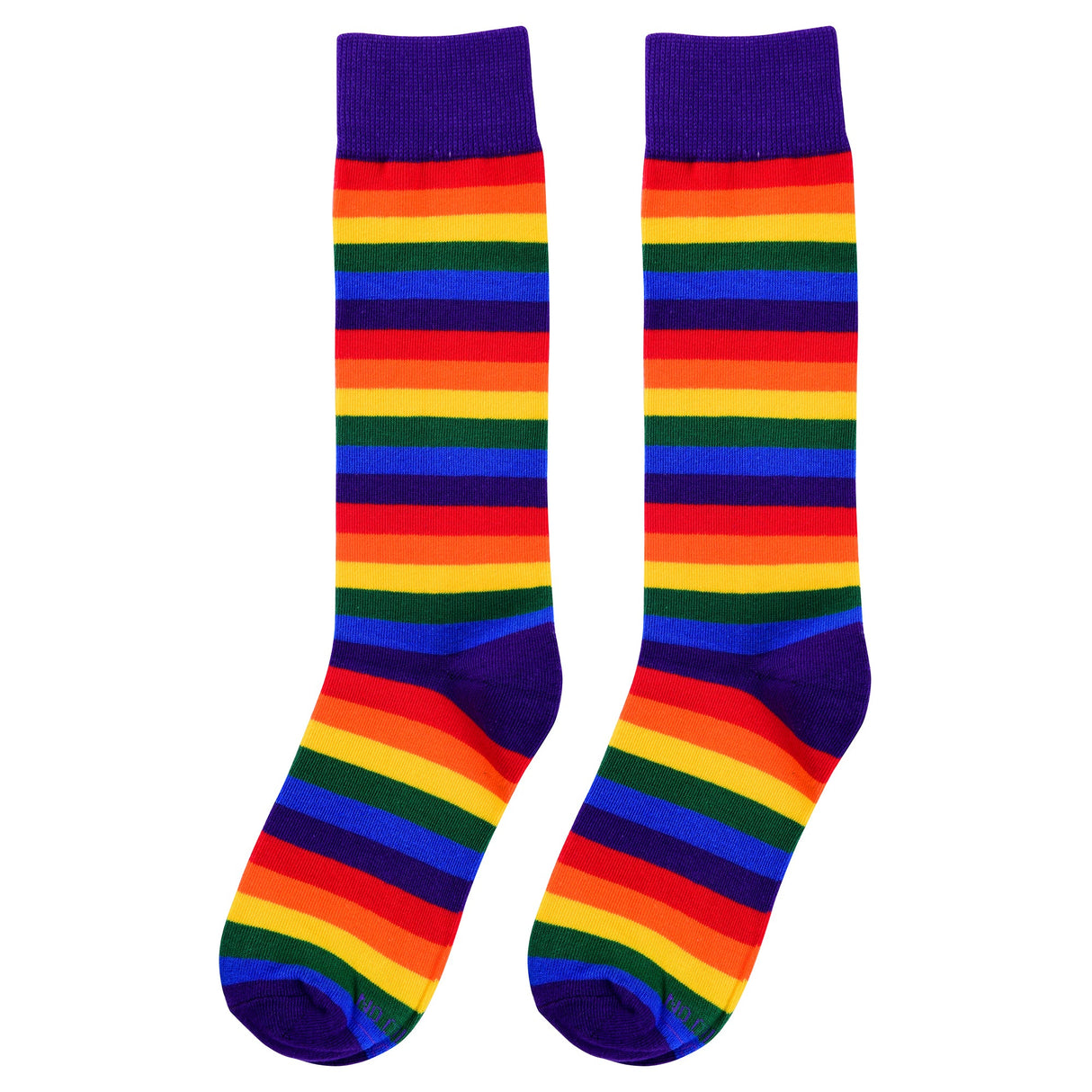 Rainbow Striped Socks from No Cold Feet