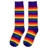 Rainbow Striped Socks from No Cold Feet