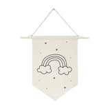 Rainbow Hanging Wall Banner from The Cotton & Canvas Co.