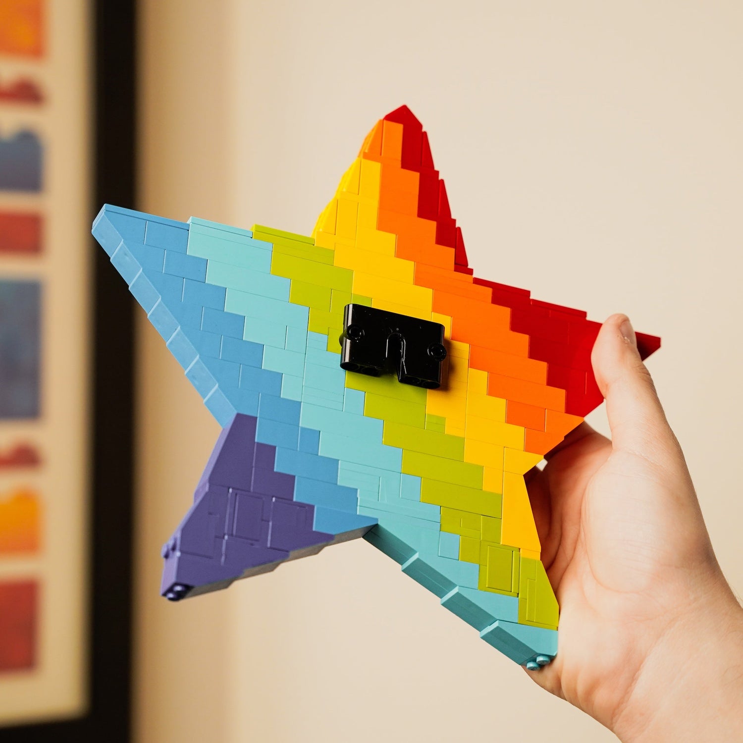 Life-Sized Rainbow Star from Bricker Builds