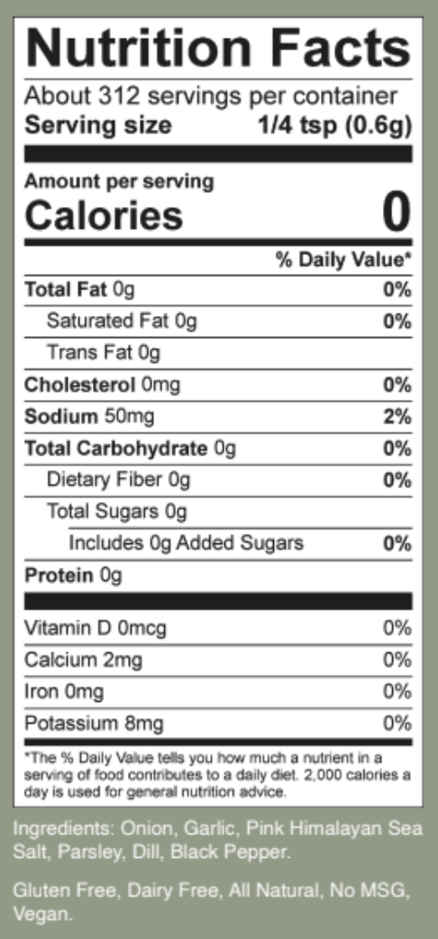 Ranch Seasoning Mix From Clean Monday Meals