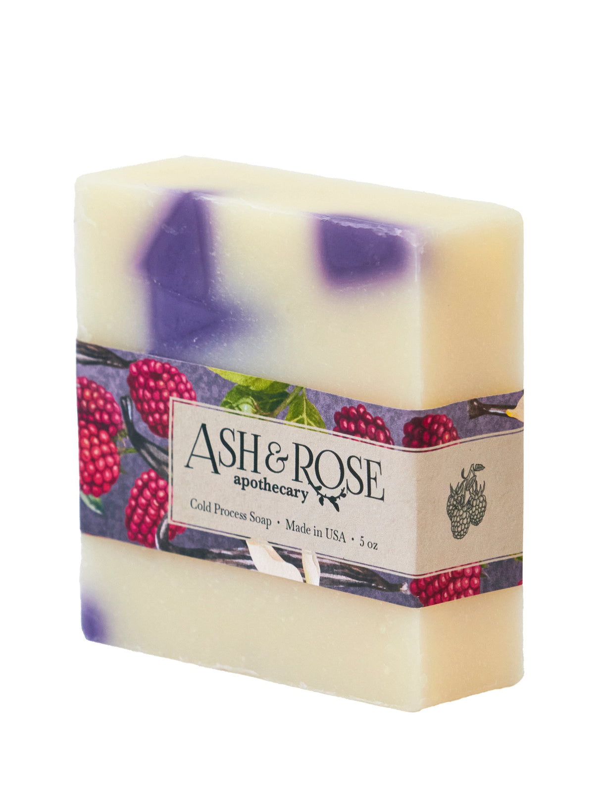 Raspberry Vanilla Soap Bar from Ash & Rose
