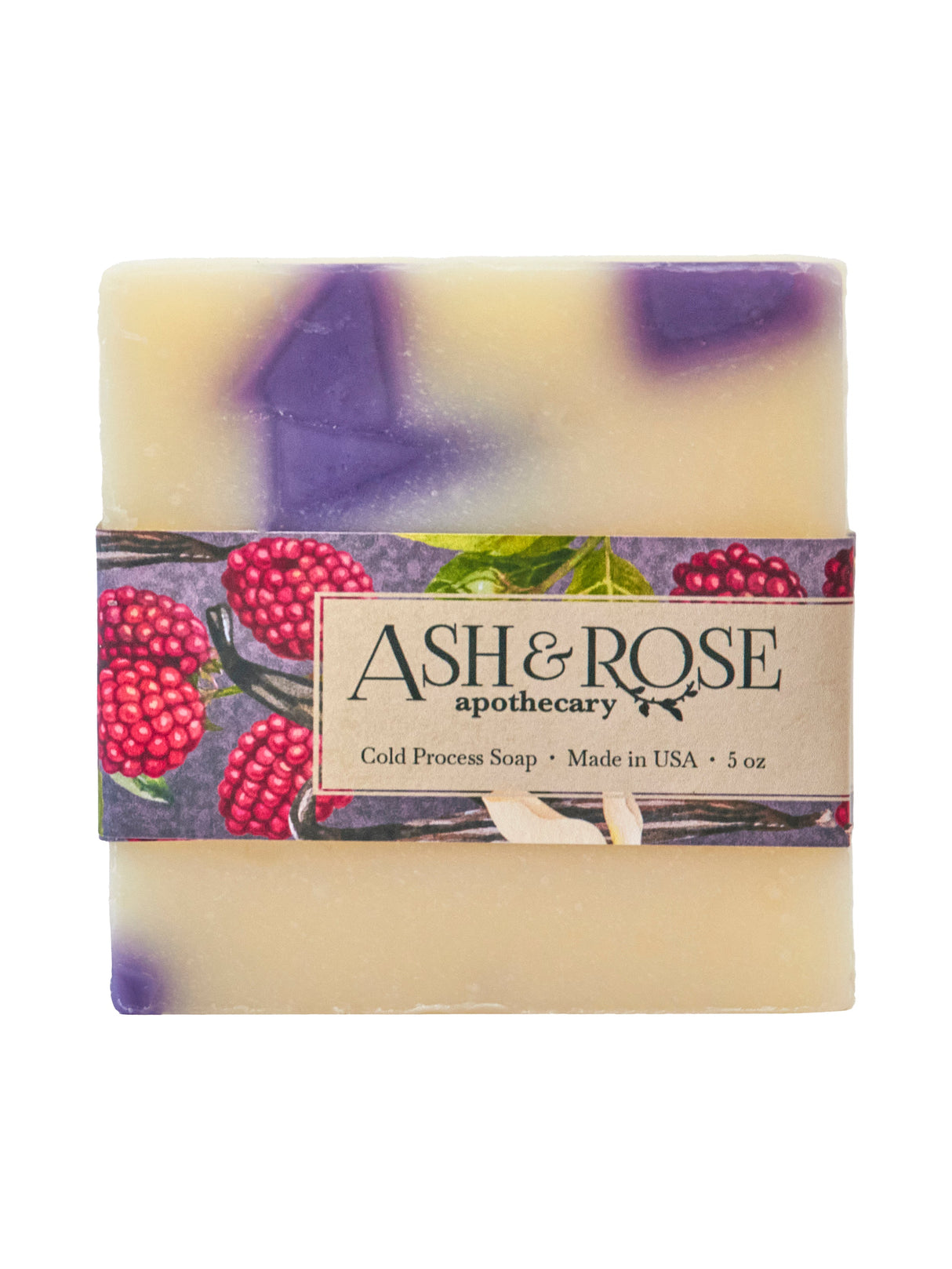 Raspberry Vanilla Soap Bar from Ash & Rose