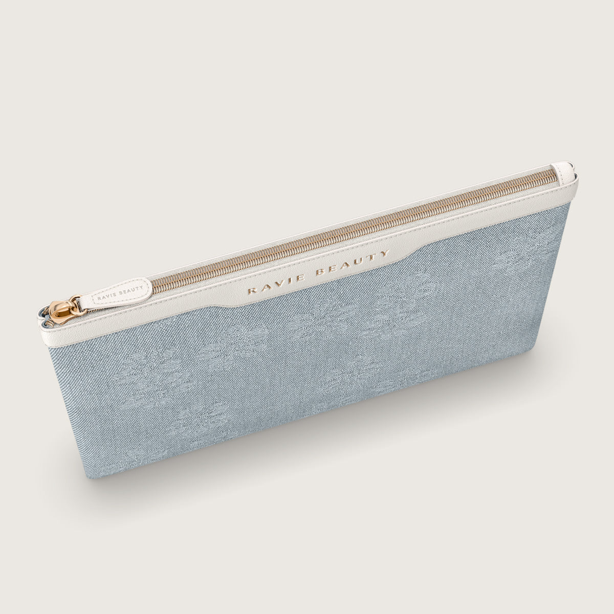 Floral Denim™ Clutch Bag from Ravie Beauty