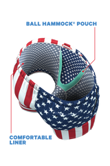 The Reagans | American Flag Patch Ball Hammock® Pouch 5" Swim Trunks from Shinesty