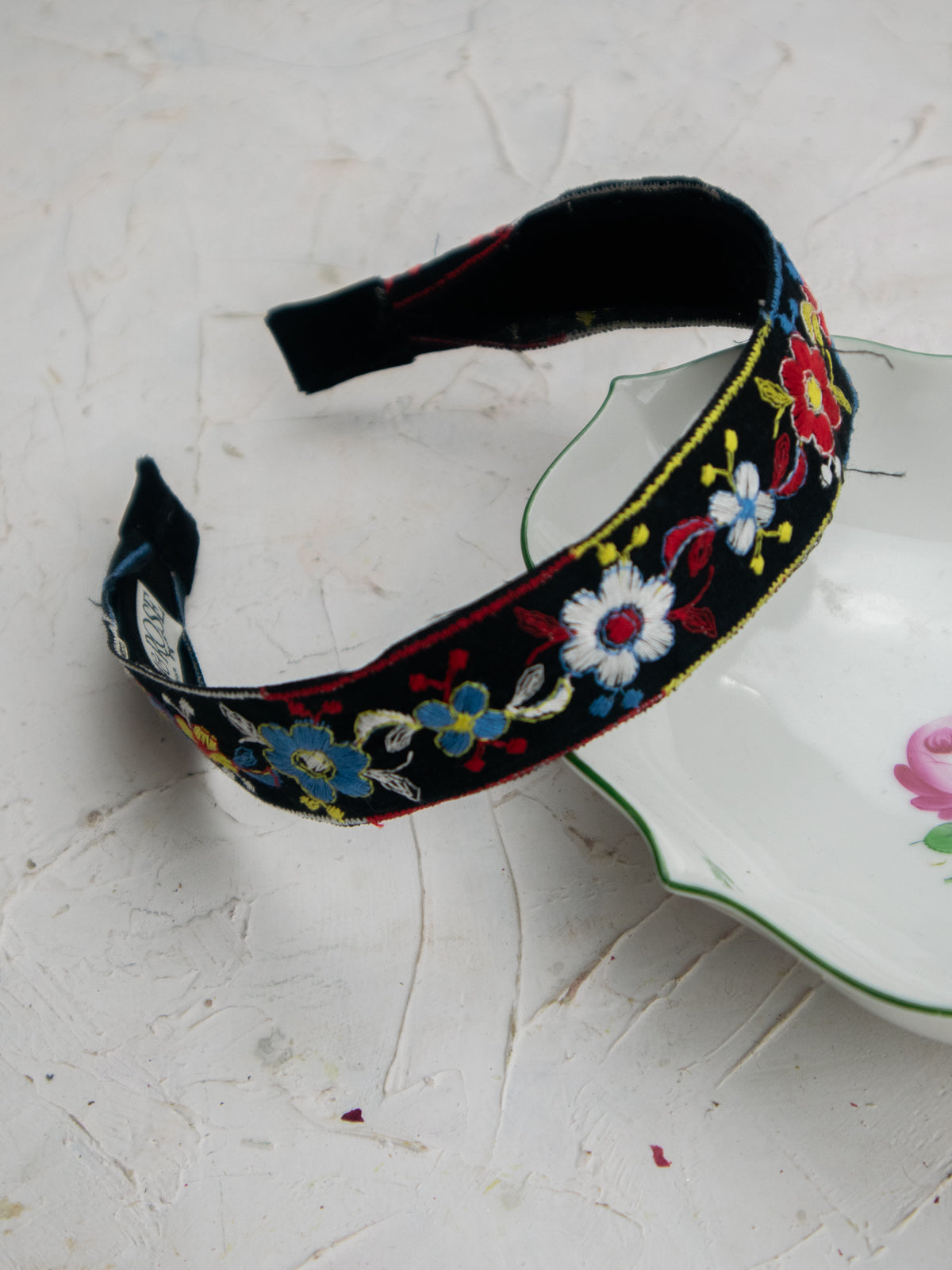 Rebecca Embroidered Headband from Ash & Rose