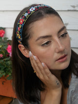 Rebecca Embroidered Headband from Ash & Rose