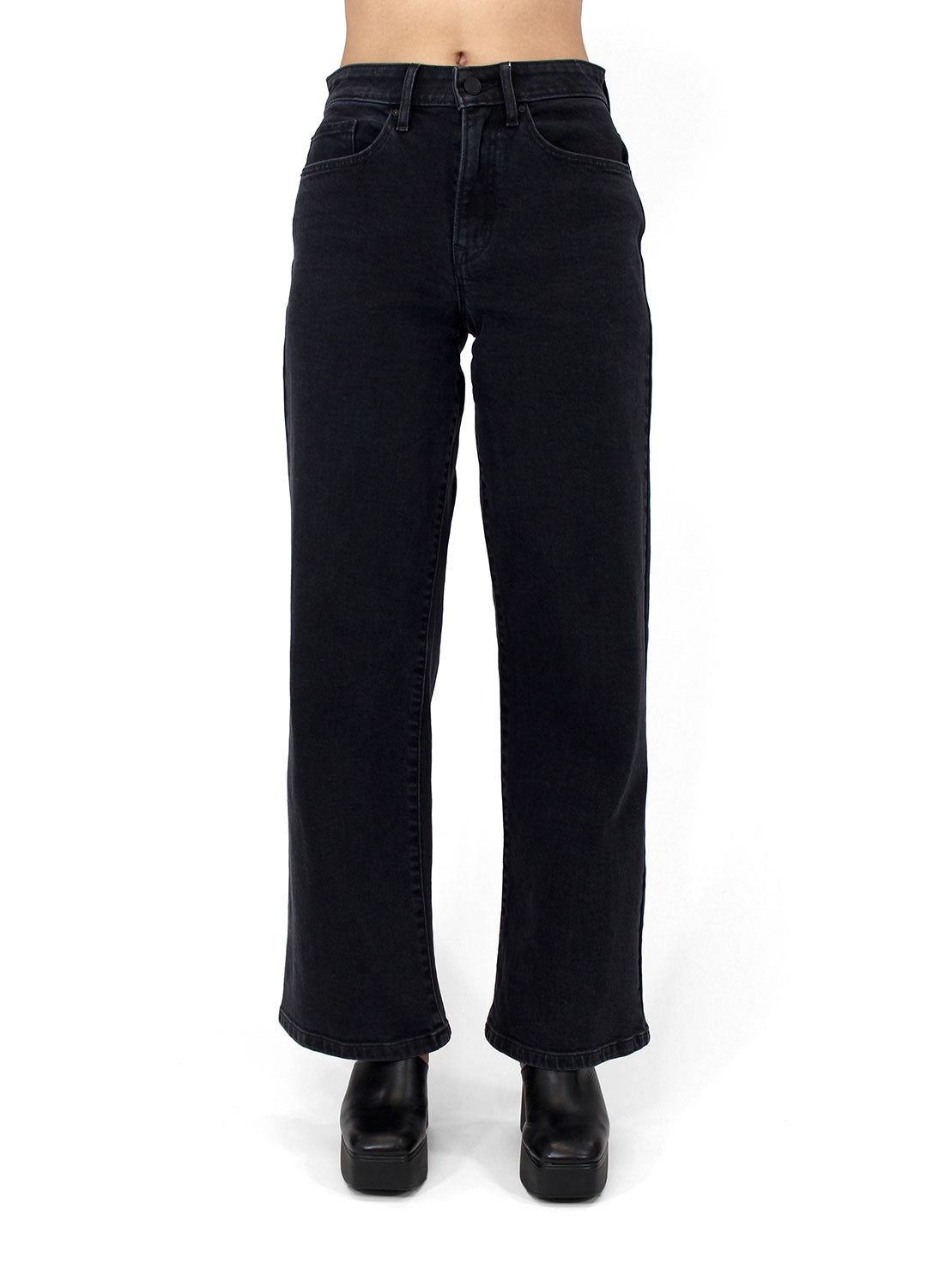 The Rebel Wide Leg - Carbon From Porter Blue Apparel