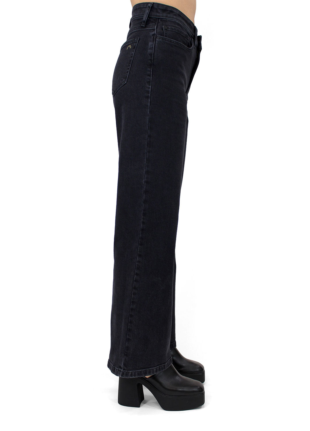 The Rebel Wide Leg - Carbon From Porter Blue Apparel