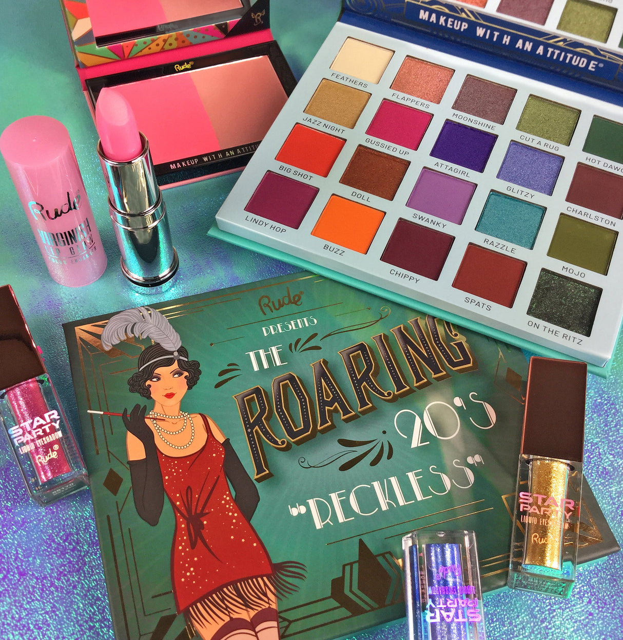 The Roaring 20's Eyeshadow Palette - Reckless from Rude Cosmetics