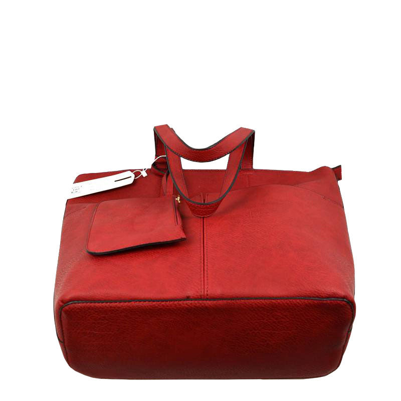 3 In 1 Large Soft Faux Leather Womens Tote Handbags  from Madeline Love