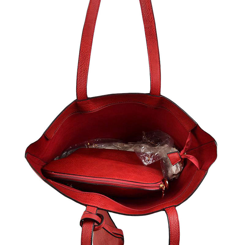 3 In 1 Large Soft Faux Leather Womens Tote Handbags  from Madeline Love